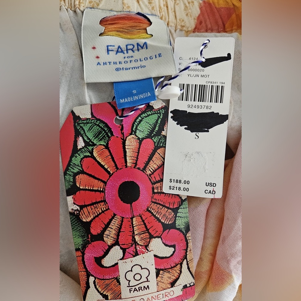 Farm Rio x Anthropologie Floral Halter Jumpsuit - Picture 7 of 7
